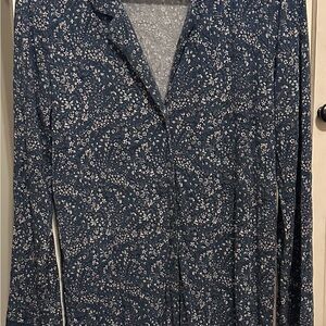 Victoria's Secret Blue Floral Nightgown